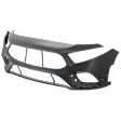 Front Primed Bumper Cover, For Models with AMG Aerodynamics Package, without Active Park Assist System