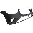 2020 Mercedes Benz GLC300 - Front Primed Bumper Cover, For Models Without AMG Styling Package and Active Park Assist System, CAPA Certified