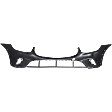 2020 Mercedes Benz GLC300 - Front Primed Bumper Cover, For Models Without AMG Styling Package and Active Park Assist System, CAPA Certified
