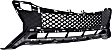 Front, Center Bumper Grille, Textured Black