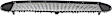 Front, Center Bumper Grille, Textured