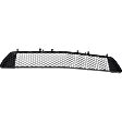 Front Bumper Grille, Black