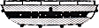 Front, Center Bumper Grille, Black