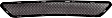 2014 Mercedes Benz GLK350 - Front, Center Bumper Grille, For Models With AMG Styling Package, Textured Black