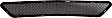 2014 Mercedes Benz GLK350 - Front, Center Bumper Grille, For Models With AMG Styling Package, Textured Black