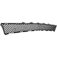 2017-2018 Mercedes Benz E400 - Front, Center Bumper Grille, Textured Black