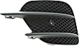 Front, Driver Side, Outer Bumper Grille, Textured Black