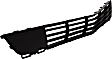Front, Passenger Side Bumper Grille, Textured Black, Base Model, 6 Cyl., 3.7L Engine