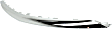Front, Driver or Passenger Side Bumper Trim, Chrome, Bright Chrome