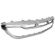 2018-2020 Mercedes Benz GLA250 - Front, Center Bumper Trim, Chrome, CAPA Certified