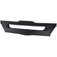 Front, Center Bumper Trim, Textured Black