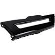 Front, Center Bumper Trim, Black, CAPA Certified