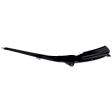 Front, Passenger Side Bumper Trim, Black