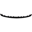 Front, Center Bumper Trim, Black