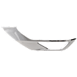 Front, Driver Side, Lower Bumper Trim, Chrome, For Models with Fog Lights