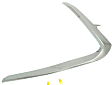 Front, Driver Side Bumper Trim, Chrome, 4 Cyl., 2.5L Engine