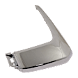 Front, Passenger Side, Center Bumper Trim, Chrome, Center Garnish, CAPA CERTIFIED