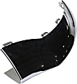 Front, Passenger Side, Outer Bumper Trim, Chrome, Side Bumper Molding