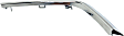 Front, Driver Side, Lower Bumper Trim, Chrome, Lower Garnish