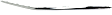 Center, Lower Grille Trim, Bumper Grille Trim, Sedan/Wagon, For Models With Luxury Package