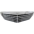 Grille Assembly, Chrome Shell with Painted Black Insert
