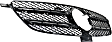 2016 Mercedes Benz GLE350d 4Matic - Grille, Textured Black, For Models Without Surround View Camera