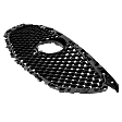 Grille, Painted Black Shell and Insert, 4 Cyl., 2.5L Engine, CAPA Certified