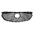 Grille, Painted Black Shell and Insert, 4 Cyl., 2.5L Engine, CAPA Certified