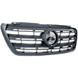 Base Grille Black Shell with Gray Insert CAPA Certified