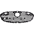 Front Grille Assembly, Textured Gray Shell and Insert, Grille