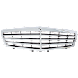 2010 Mercedes Benz E350 Base - Grille, Chrome Shell with Painted Black Insert, Sedan, For Models Without Distronic Cruise Control, With Avantgarde Package