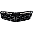 2010 Mercedes Benz E350 Base - Grille, Chrome Shell with Painted Black Insert, Sedan, For Models Without Distronic Cruise Control, With Avantgarde Package