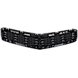 2010 Mercedes Benz E350 Base - Grille, Chrome Shell with Painted Black Insert, Sedan, For Models Without Distronic Cruise Control, With Avantgarde Package