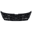 Grille Textured Black Shell with Chrome Insert