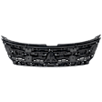 Grille Textured Black Shell with Chrome Insert