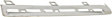 2016-2019 Mercedes Benz GLC300 - Grille Trim, Passenger Side, Upper, Chrome, Sport Utility