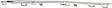 2016-2019 Mercedes Benz GLC300 - Grille Trim, Passenger Side, Upper, Chrome, Sport Utility