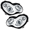 2006 Mercedes Benz C350 - Driver and Passenger Side Halogen Headlight, With bulb(s), OE Replacement, Sedan
