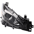 Passenger Side Headlight, without Bulb, Halogen, Clear Lens