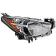 Passenger Side Halogen Headlight, Without bulb(s), OE Replacement