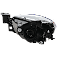 Passenger Side Halogen Headlight, Without bulb(s), OE Replacement