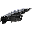 Passenger Side Halogen Headlight, Without bulb(s), OE Replacement