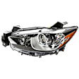 Driver Side Headlight, without Bulb, HID/Xenon, Clear Lens, CAPA Certified