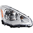 Passenger Side Halogen Headlight, With bulb(s), OE Replacement, CAPA Certified