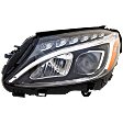 2015 Mercedes Benz C300 - Driver Side LED With bulb(s), Sedan, For Models Without Adaptive Headlight, OE Replacement