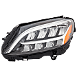 Driver Side LED Headlight, With bulb(s), OE Replacement