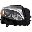Passenger Side LED Headlight, With bulb(s)