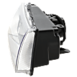 Passenger Side Halogen Headlight, Without bulb(s), OE Replacement, CAPA Certified