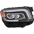 Passenger Side LED Headlight, With bulb(s)