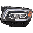 Driver Side LED Headlight, With bulb(s)